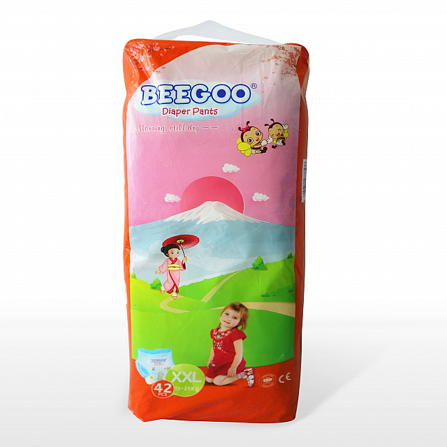 Beegoo Baby Diaper Pant-XXL42/bag (Pull-Up)